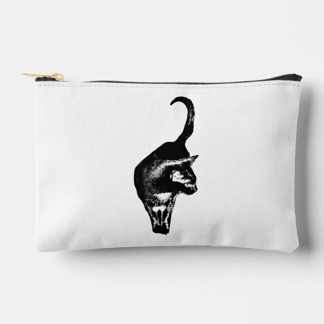Minimale Katzen-Chic Zubehörtasche (Vorderseite)