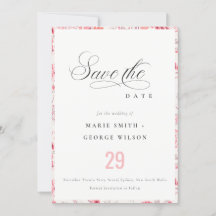 Minimale Klassik Moderne Blush Paisley Typografie