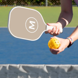 Minimale klassische Monogramm Pickleball Schläger