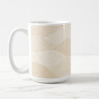 Minimale Kornstruktur, weich, neutrales Muster Kaffeetasse