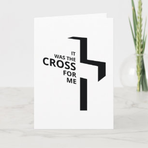 Minimale Kunst Christlich Art Cross Gospel Redewen Karte