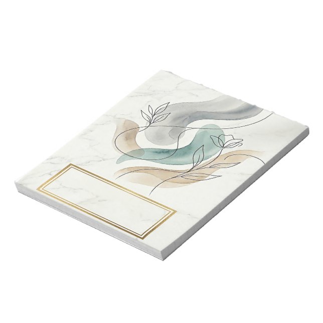 Minimale Kunst Notizblock (Rotiert)