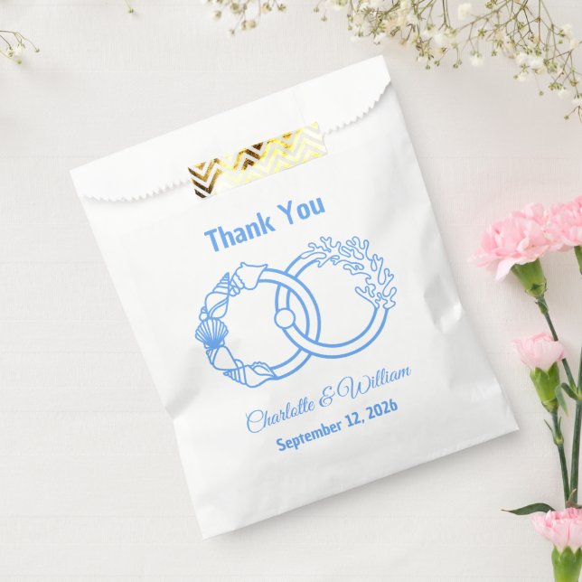 Minimale Küsten-Verbundringe Geschenktütchen (Versiegelt)
