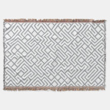 Minimale Labyrinthlinien Graues Muster