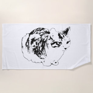 Minimale Linien, Snowbird Loaf Strandtuch