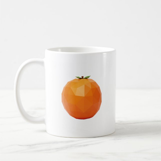 Minimale Low Poly Symbol Tasse (Links)