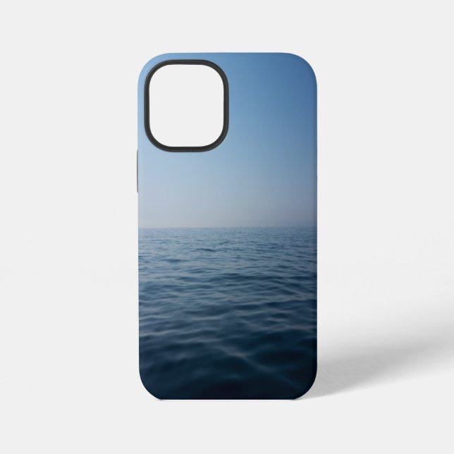 Minimale Meerblick iPhone 12 Mini Hülle (Rückseite)
