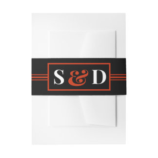 Minimale moderne editierbare Hochzeit Einladungsbanderole