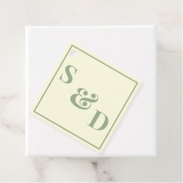 Minimale moderne editierbare Hochzeit Geschenkanhänger