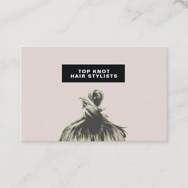Minimale moderne Haarstylist-Visitenkarte Visitenkarte (Vorderseite)