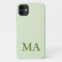 Minimale moderne Monogramm-iPhone