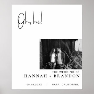 Minimale moderne schicke Typografie Klassische Hoc Poster