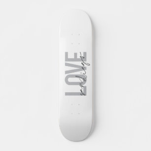 Minimale, moderne, urbane, coole Design Liebe San Skateboard