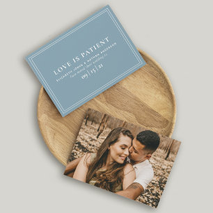 Minimale moderne Verschiebung der Hochzeit Save The Date