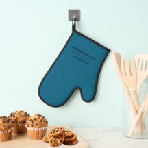 Minimale Monogram Master Koch Blau-Weiße Schürze