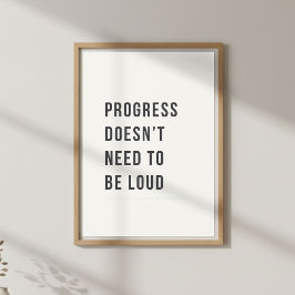Minimale Motivationszitate, Ruhige Zitate Poster