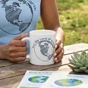 Minimale Öko-Geschenke aus Liebe zur Erde Kaffeetasse