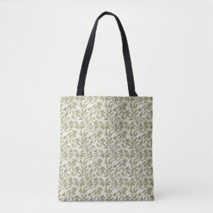 Minimale Olivenzweig-Muster Tasche