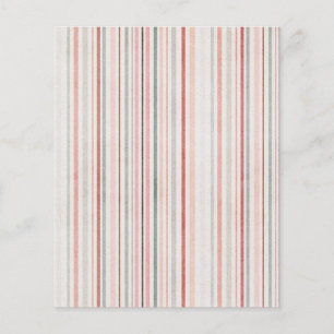 Minimale Pastell-Streifenmuster-Flugblatt Flyer