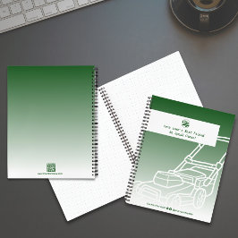 Minimale Pflege für das Mower-Logo Notizbuch