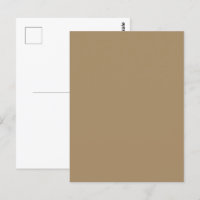 Minimale Postkartenvorlage für den Kaffee - Anpass