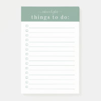 Minimale Retro-Typografie | Green Monogram