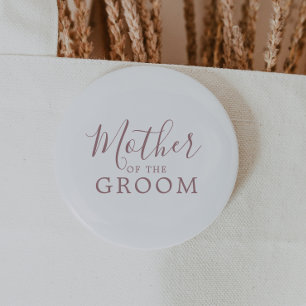 Minimale RoseGold Brautjungfer Hochzeit Button