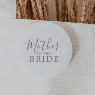 Minimale RoseGold Mutter des Bride-Brautparty Button