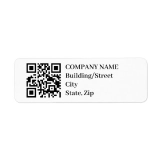 Minimale Rücksendeadresse des QR-Codes