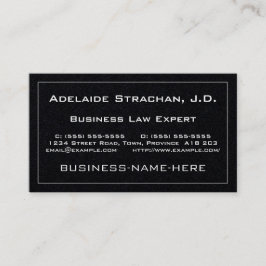 Minimale, Schlichte Visitenkarte