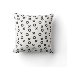 Minimale Schwarz-Weiß-Null-Kreuz-Muster