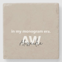 Minimale Schwarze Bezeichnung für Monogramm Tan Wh