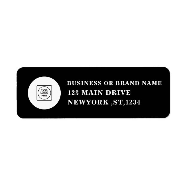 Minimale schwarze Büro- und Geschäftspräsentation (Vorne)