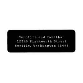 Minimale Schwarze Retro-Schreibmaschine Schriftart