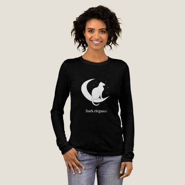 Minimale Silhouette Motion Apparel - Modernes Graf Tri-Blend Shirt (Volle Vorderseite)