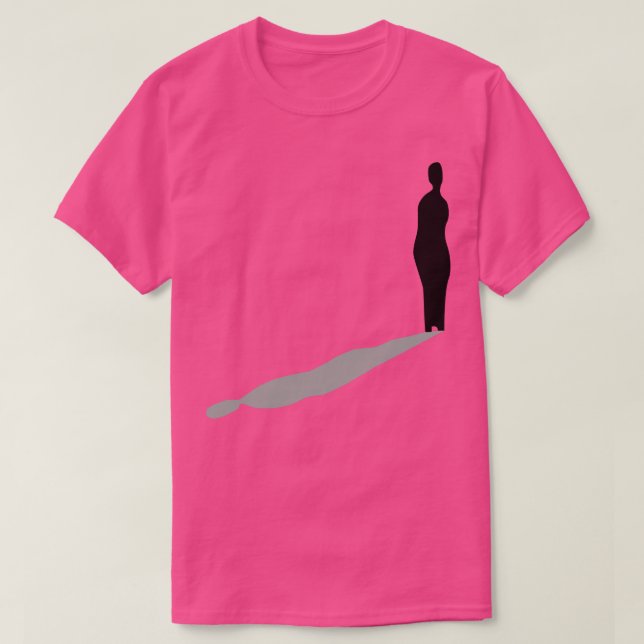 Minimale Silhouette T-Shirt (Design vorne)