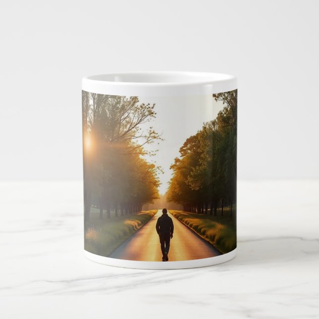 Minimale Silhouette Tasse (Vorderseite)