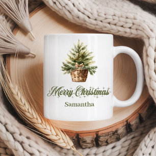 Minimale skandinavische neutrale Kunst benutzerdef Kaffeetasse