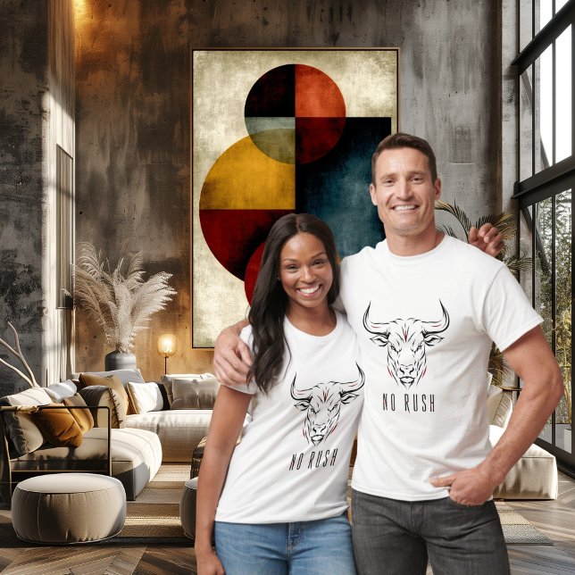 Minimale Stier-Linienkunst T-Shirt (Von Creator hochgeladen)