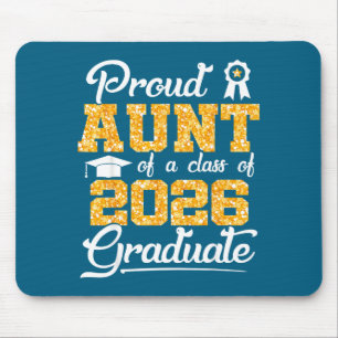 Minimale stolze Tante Klasse 2026 Seniorin Mousepad