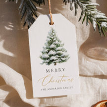 Minimale Tannenbaum-Weihnachtskarte