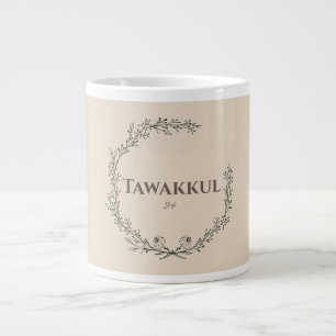 Minimale Tawakkul-Tassendesign Jumbo-Tasse
