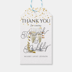 Minimale Text Brautparty-Geschenkanhänger Geschenkanhänger