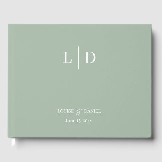Minimale und einfache Personalisierte Hochzeit Gästebuch
