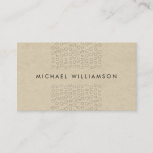 Minimale und moderne Designer Scribble Circles II Visitenkarte