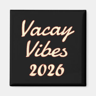 Minimale Urlaubsstimmung 2026 Strand Sommer Magnet