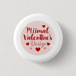 Minimale Valentinstag-Liebe-Typografie-Design | R Button