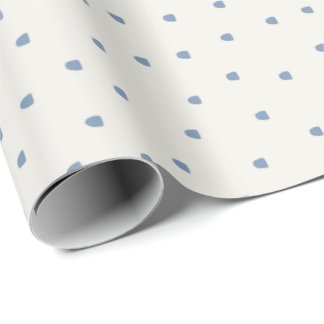 Minimale verstreute Kieselsteinblaumuster Geschenkpapier