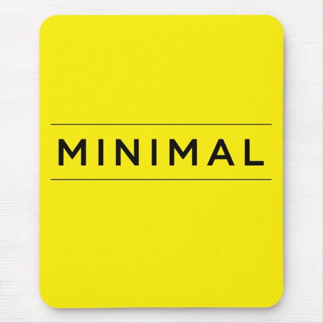 Minimale Vibes Mousepad (Vorne)