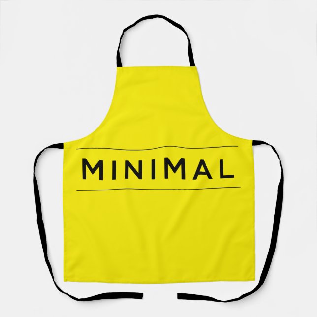 Minimale Vibes Schürze (Vorderseite)